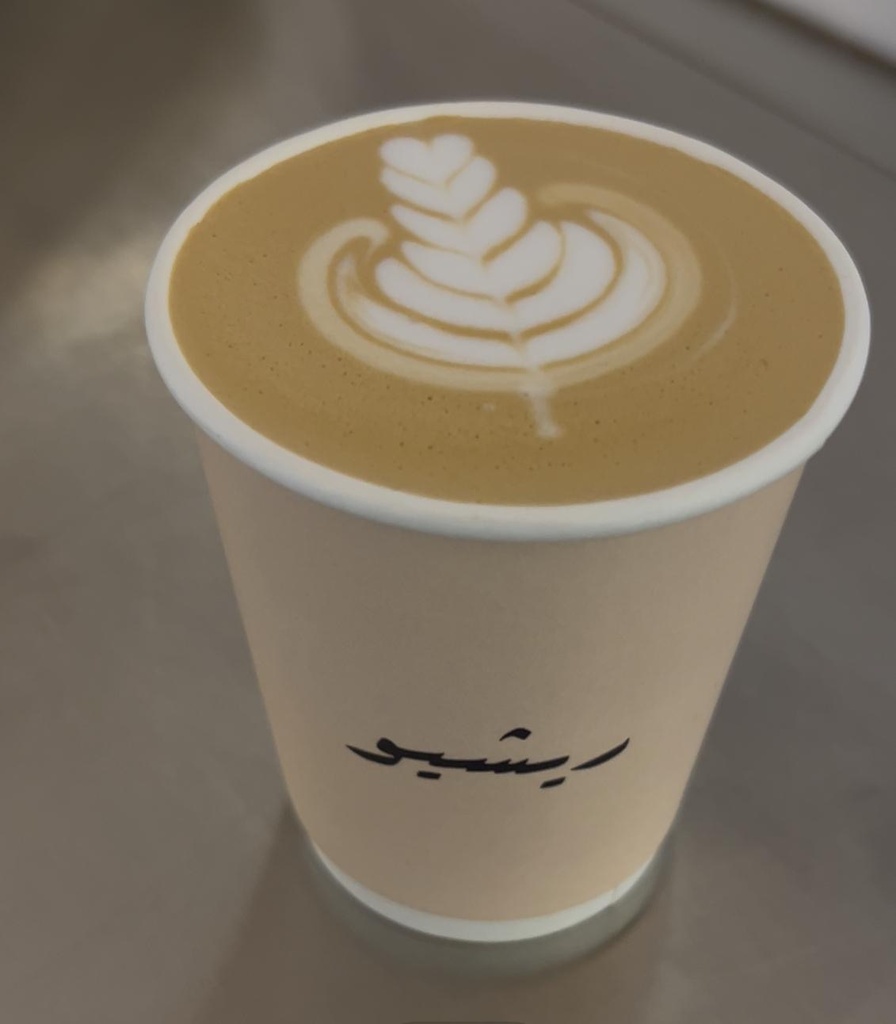 Flat white W/Almond milk BRAZIL/فلات وايت بحليب اللوز