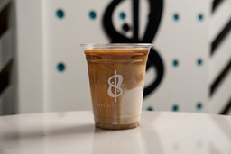 cold flat white W/coconut milk BRAZIL/ فلات وايت بارد بحليب جوز الهند